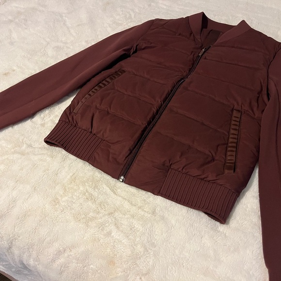 Lululemon brown, puffer vest long sleeve. Very warm and comfortable. - Picture 2 of 8